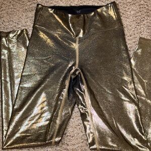 Heroine Sport Gold Shimmer Leggings